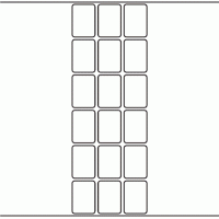 1089 - Label Size 30mm x 43mm - 4,500 labels per roll