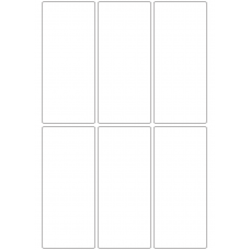 10896 - Label Size 70mm x 160mm - 1270 labels per roll 