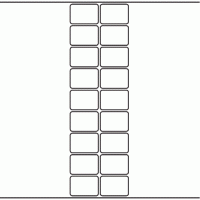 1090 - Label Size 43mm x 30mm - 4,260 labels per roll