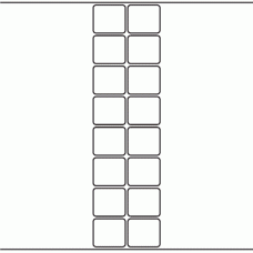 1091 - Label Size 40mm x 35mm - 3,680 labels per roll 