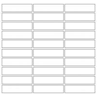 10917 - Label Size 70mm x 18mm - 10020 labels per roll