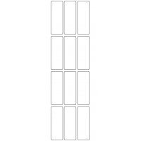 10920 - Label Size 25mm x 70mm - 2840 labels per roll