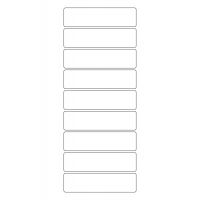10921 - Label Size 115mm x 30mm - 2130 labels per roll