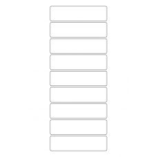 10921 - Label Size 115mm x 30mm - 2130 labels per roll 
