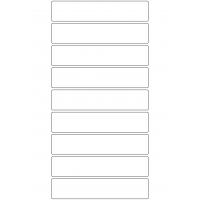 10927 - Label Size 150mm x 31mm - 2050 labels per roll