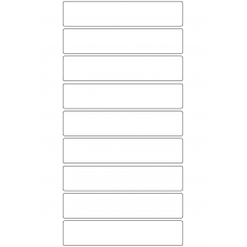 10927 - Label Size 150mm x 31mm - 2050 labels per roll 