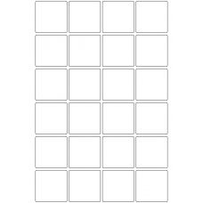 10931 - Label Size 48mm x 48mm - 5450 labels per roll 