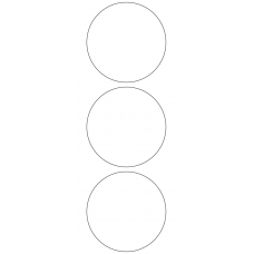 10936 - Label Size 100mm dia - 660 labels per roll 