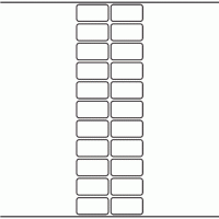 1094 - Label Size 38mm x 20mm - 6,060 labels per roll