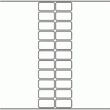 1094 - Label Size 38mm x 20mm - 6,060 labels per roll 