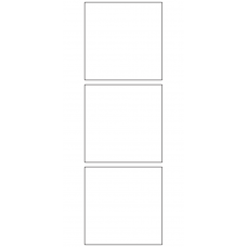 10945 - Label Size 80mm x 80mm - 830 labels per roll 