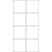10958 - Label Size 70mm x 70mm - 1900 labels per roll