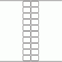 1096 - Label Size 37mm x 26mm - 4,740 labels per roll