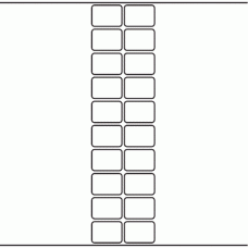 1096 - Label Size 37mm x 26mm - 4,740 labels per roll 