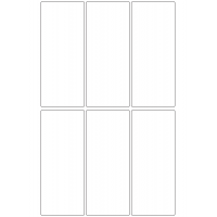10968 - Label Size 69mm x 166mm - 1220 labels per roll
