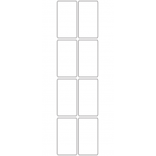 10969 - Label Size 33.8mm x 64mm - 2080 labels per roll 