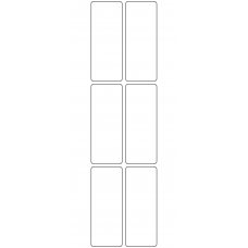 10971 - Label Size 35mm x 90mm - 1500 labels per roll 