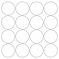 10972 - Label Size 50mm dia - 5340 labels per roll