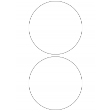 10975 - Label Size 125mm dia - 540 labels per roll 