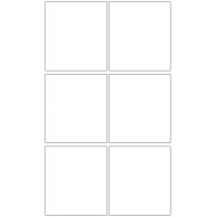 10987 - Label Size 94mm x 105mm - 1270 labels per roll