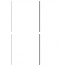10997 - Label Size 52mm x 119mm - 1650 labels per roll 