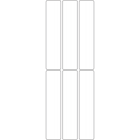 11011 - Label Size 32mm x 150mm - 1380 labels per roll