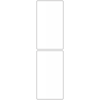 11014 - Label Size 75mm x 135mm - 500 labels per roll