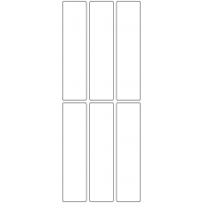 11016 - Label Size 30mm x 124mm - 1650 labels per roll 