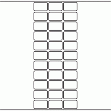 1102 - Label Size 32mm x 20mm - 9,090 labels per roll 