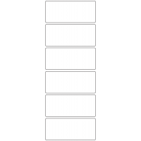 11025 - Label Size 100mm x 43mm - 1500 labels per roll