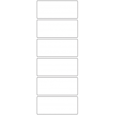11025 - Label Size 100mm x 43mm - 1500 labels per roll 