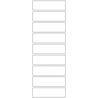 11027 - Label Size 100mm x 29mm - 2130 labels per roll