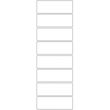 11030 - Label Size 97mm x 34mm - 1900 labels per roll 