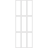 11033 - Label Size 30mm x 90mm - 2250 labels per roll