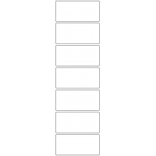 11034 - Label Size 84mm x 39mm - 1660 labels per roll 