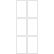 11036 - Label Size 48mm x 80mm - 1650 labels per roll 