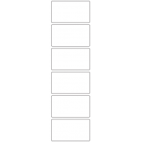 11037 - Label Size 80mm x 45mm - 1420 labels per roll