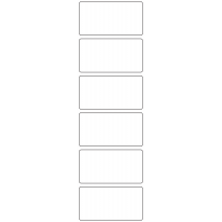 11038 - Label Size 80mm x 42mm - 1500 labels per roll