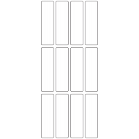 11039 - Label Size 23mm x 80mm - 3310 labels per roll