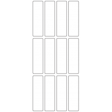 11039 - Label Size 23mm x 80mm - 3310 labels per roll 