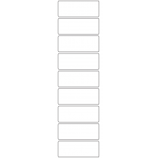 11041 - Label Size 77mm x 30mm - 2130 labels per roll 