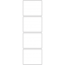 11042 - Label Size 74mm x 60mm - 1100 labels per roll 