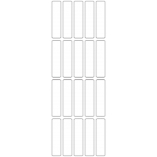 11049 - Label Size 17mm x 69mm - 4740 labels per roll 