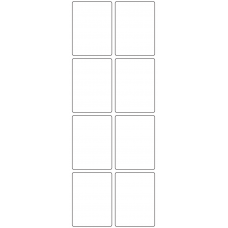 11051 - Label Size 49mm x 66mm - 2000 labels per roll 