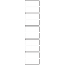 11053 - Label Size 65mm x 26mm - 2370 labels per roll 