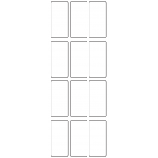11054 - Label Size 30mm x 64mm - 3010 labels per roll 