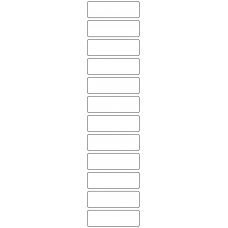 11057 - Label Size 64mm x 20mm - 3010 labels per roll 
