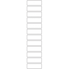 11063 - Label Size 60mm x 20mm - 3010 labels per roll 
