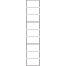 11065 - Label Size 59mm x 30mm - 2130 labels per roll 