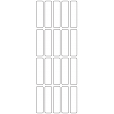 11066 - Label Size 15mm x 59mm - 5510 labels per roll 